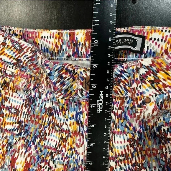 ❤️ 2/$11 Kardashian Kollection Multi Colored Skinny Ankle Jeans Pants Womens 6 - Picture 8 of 12